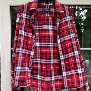 American Eagle (Prep Fit) Flannel Button Down